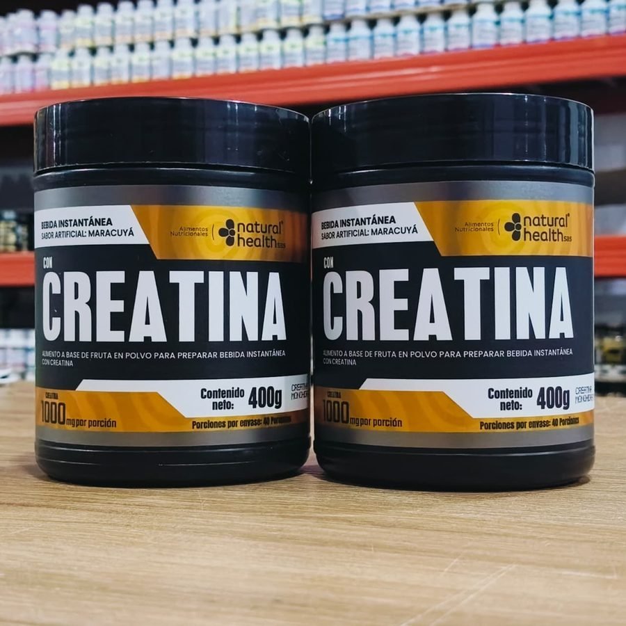 Creatina Maracuyá Natural Health tarro 400g