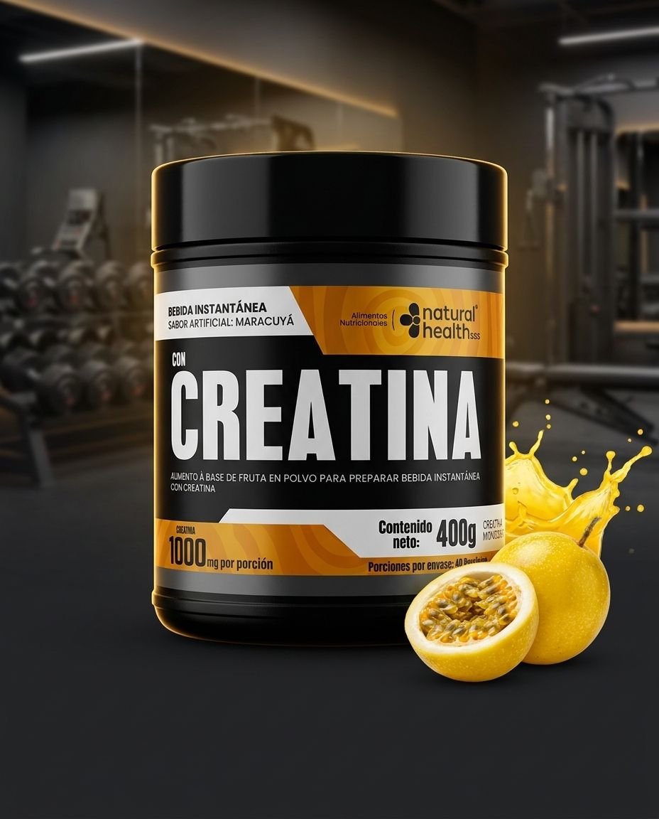 Creatina Maracuyá Natural Health x400g